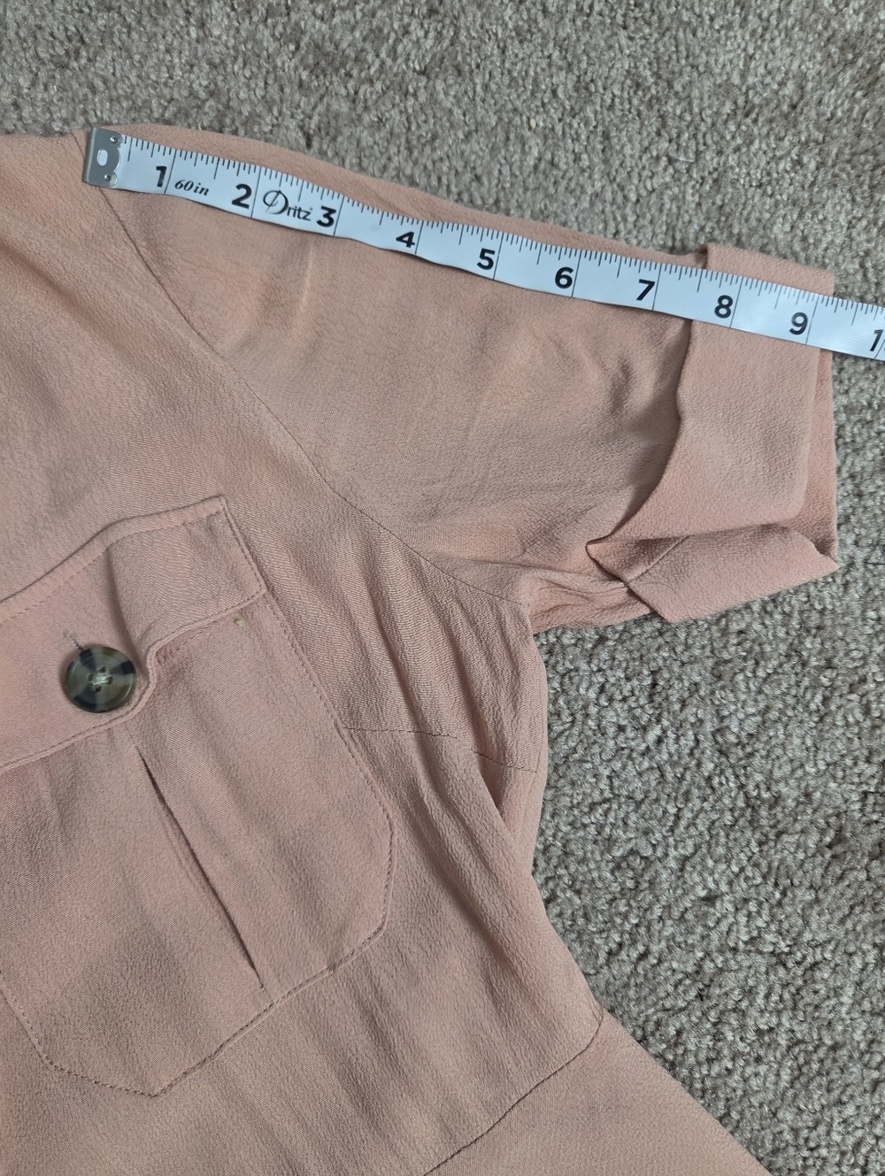 J. Crew Pink Buttoned Shirt Dress - Picture 9 of 12